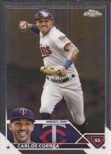 Load image into Gallery viewer, 2023 Topps Chrome Carlos Correa #140 Minnesota Twins
