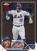 Load image into Gallery viewer, 2023 Topps Chrome Francisco Lindor #142 New York Mets
