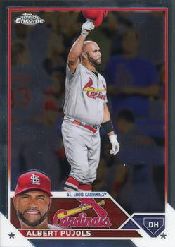 2023 Topps Chrome Albert Pujols #143 St. Louis Cardinals