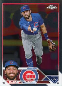 2023 Topps Chrome Dansby Swanson #144 Chicago Cubs
