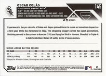 Load image into Gallery viewer, 2023 Topps Chrome Oscar Colás RC #145 Chicago White Sox
