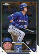 Load image into Gallery viewer, 2023 Topps Chrome Drew Waters RC #147 Kansas City Royals
