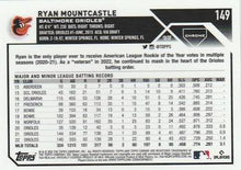 Load image into Gallery viewer, 2023 Topps Chrome Ryan Mountcastle #149 Baltimore Orioles
