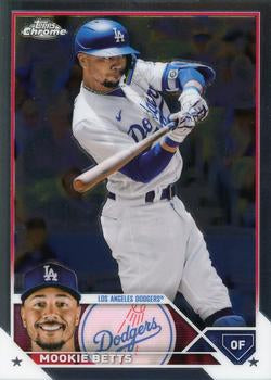 2023 Topps Chrome Mookie Betts #150 Los Angeles Dodgers