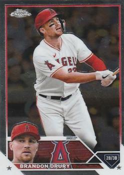 2023 Topps Chrome Brandon Drury #152 Los Angeles Angels