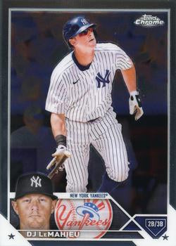 2023 Topps Chrome DJ LeMahieu #153 New York Yankees