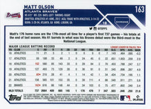 Load image into Gallery viewer, 2023 Topps Chrome Matt Olson #163 Atlanta Braves
