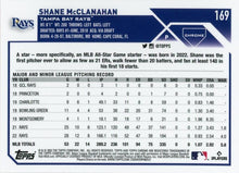 Load image into Gallery viewer, 2023 Topps Chrome Shane McClanahan #169 Tampa Bay Rays
