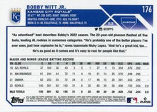 Load image into Gallery viewer, 2023 Topps Chrome Bobby Witt Jr. #176 Kansas City Royals

