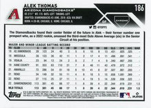 Load image into Gallery viewer, 2023 Topps Chrome Alek Thomas #186 Arizona Diamondbacks
