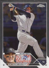 Load image into Gallery viewer, 2023 Topps Chrome Anthony Rizzo #191 New York Yankees
