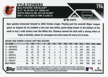 Load image into Gallery viewer, 2023 Topps Chrome Kyle Stowers RC #194 Baltimore Orioles
