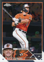 Load image into Gallery viewer, 2023 Topps Chrome Kyle Stowers RC #194 Baltimore Orioles
