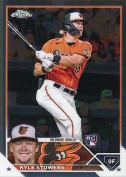 2023 Topps Chrome Kyle Stowers RC #194 Baltimore Orioles