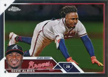 Load image into Gallery viewer, 2023 Topps Chrome Ozzie Albies #196 Atlanta Braves
