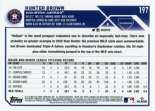 Load image into Gallery viewer, 2023 Topps Chrome Hunter Brown RC #197 Houston Astros
