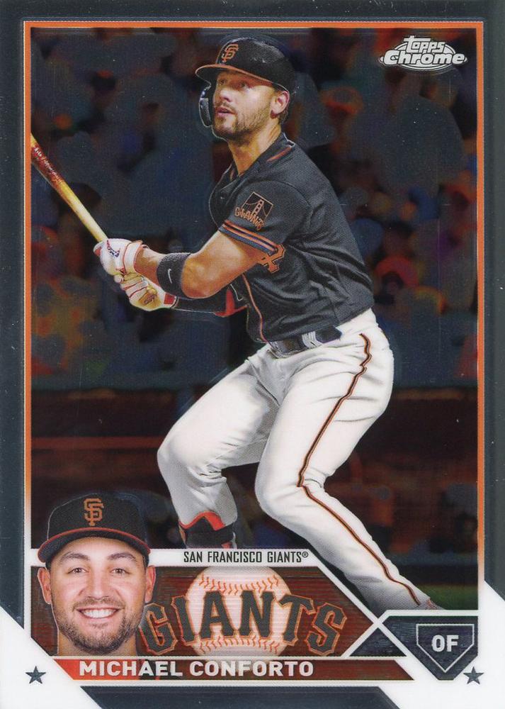 2023 Topps Chrome Michael Conforto #219 San Francisco Giants