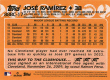 Load image into Gallery viewer, 2023 Topps Chrome 1988 Topps José Ramírez 88BC-17 Cleveland Guardians
