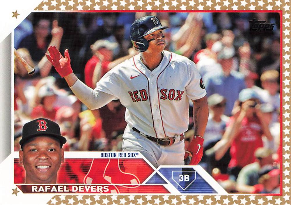 2023 Topps Gold Star Rafael Devers #11 Boston Red Sox