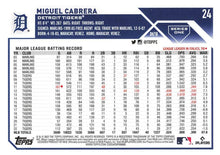 Load image into Gallery viewer, 2023 Topps Gold Star Miguel Cabrera #24 Detroit Tigers
