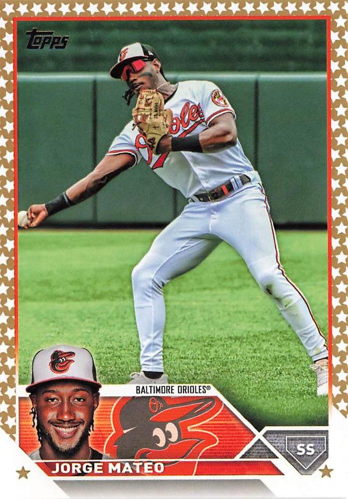 2023 Topps Gold Star Jorge Mateo #38 Baltimore Orioles