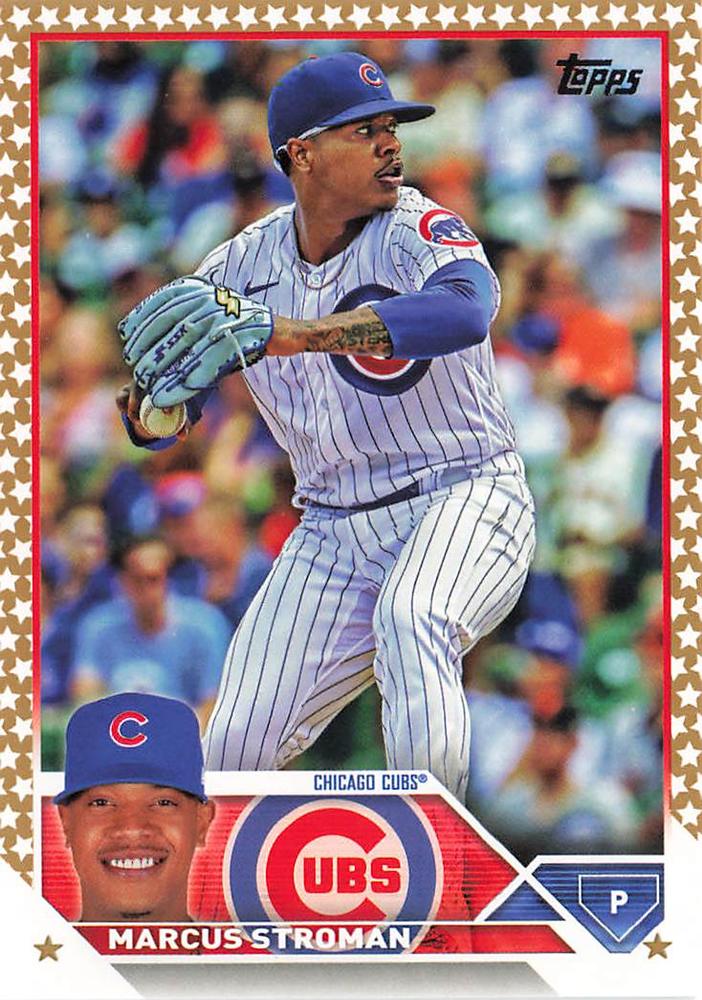 2023 Topps Gold Star Marcus Stroman #54 Chicago Cubs