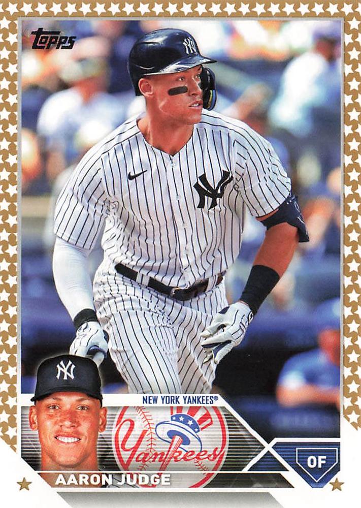 2023 Topps Gold Star Aaron Judge #62 New York Yankees