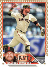 Load image into Gallery viewer, 2023 Topps Gold Star Brandon Crawford #66 San Francisco Giants

