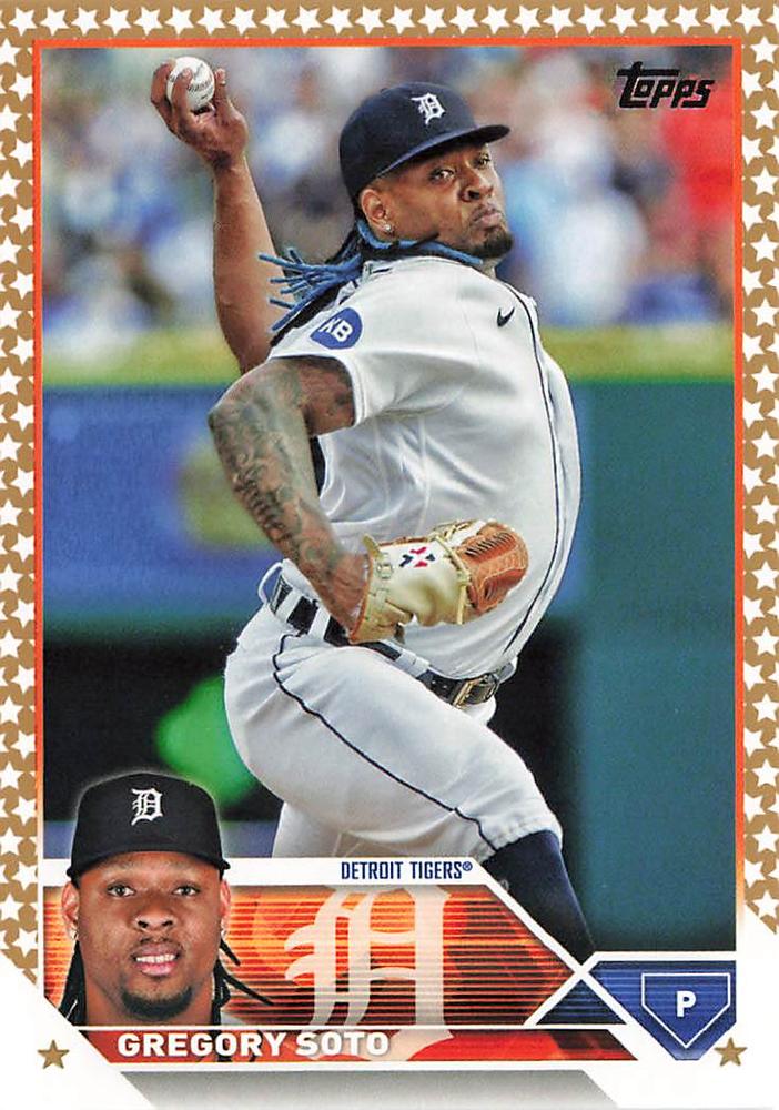 2023 Topps Gold Star Gregory Soto #86 Detroit Tigers