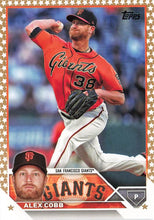 Load image into Gallery viewer, 2023 Topps Gold Star Alex Cobb #108 San Francisco Giants
