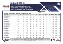 Load image into Gallery viewer, 2023 Topps Gold Star Ian Anderson #114 Atlanta Braves

