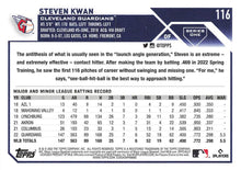 Load image into Gallery viewer, 2023 Topps Gold Star Steven Kwan #116 Cleveland Guardians
