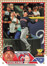 Load image into Gallery viewer, 2023 Topps Gold Star Steven Kwan #116 Cleveland Guardians
