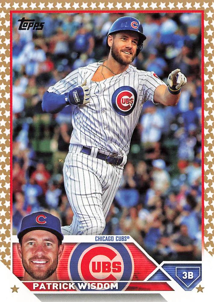 2023 Topps Gold Star Patrick Wisdom #120 Chicago Cubs
