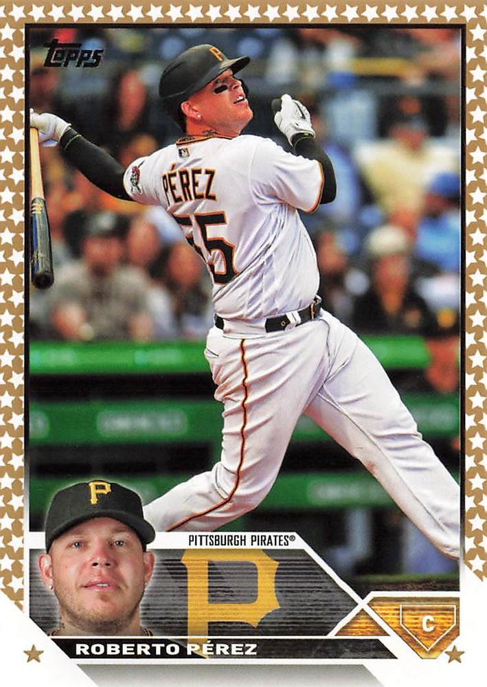 2023 Topps Gold Star Roberto Pérez #133 Pittsburgh Pirates