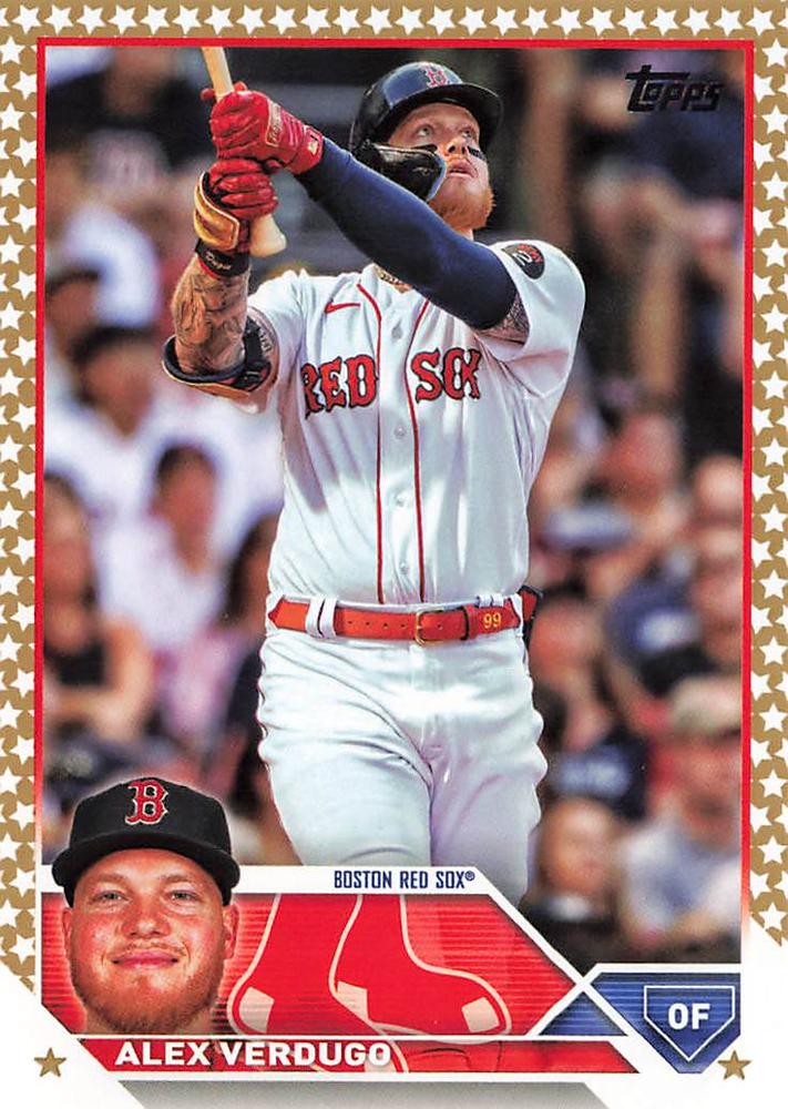 2023 Topps Gold Star Alex Verdugo #146 Boston Red Sox