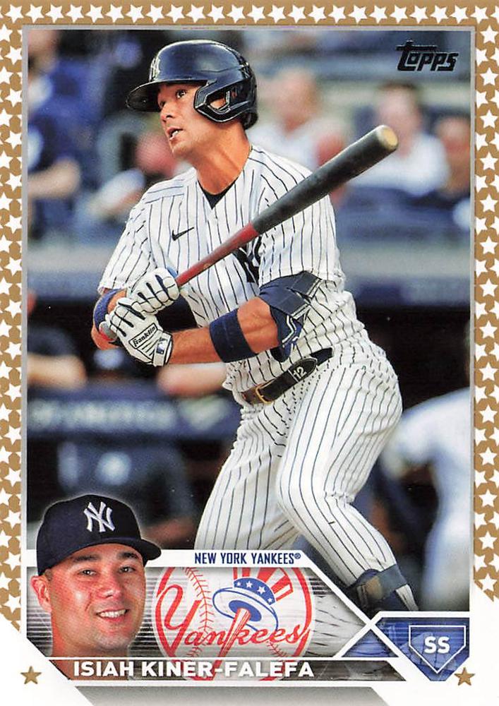 2023 Topps Gold Star Isiah Kiner-Falefa #162 New York Yankees