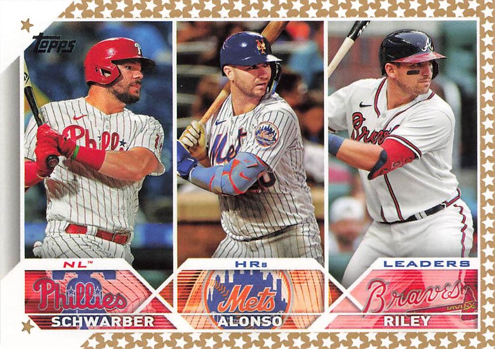 2023 Topps Gold Star Pete Alonso League Leaders #178 New York Mets