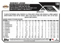 Load image into Gallery viewer, 2023 Topps Gold Star Dominic Leone #180 San Francisco Giants
