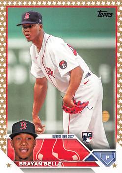 2023 Topps Gold Star Brayan Bello Rookie #185 Boston Red Sox