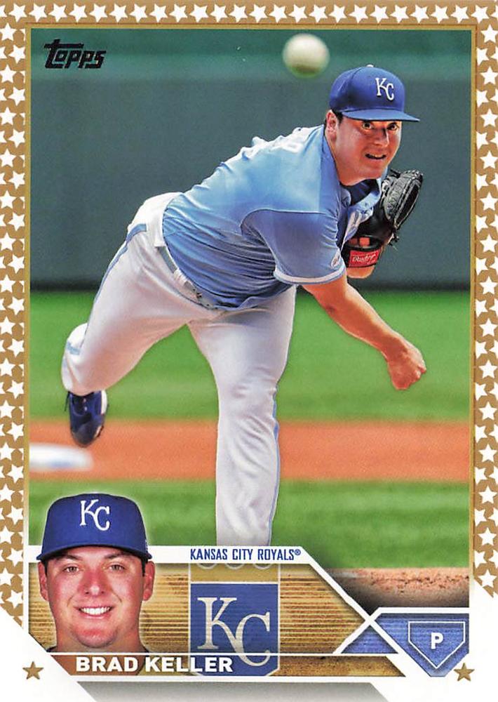 2023 Topps Gold Star Brad Keller #189 Kansas City Royals
