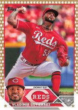 Load image into Gallery viewer, 2023 Topps Gold Star Vladimir Gutierrez #198 Cincinnati Reds
