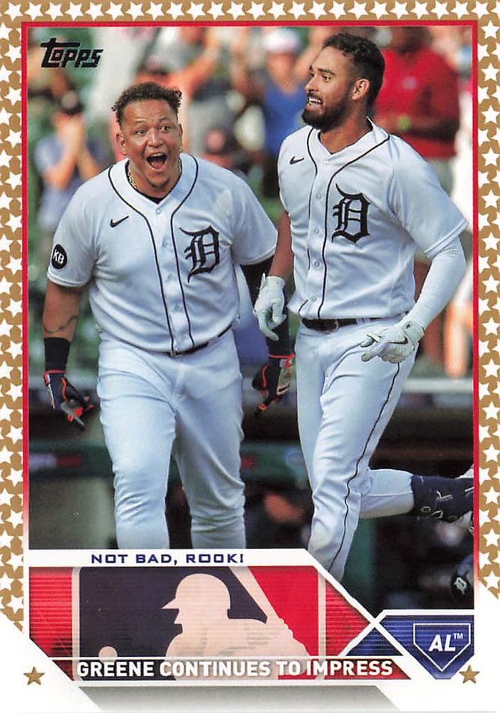 2023 Topps Gold Star Riley Greene Combo Cards #210 Detroit Tigers