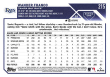 Load image into Gallery viewer, 2023 Topps Gold Star Wander Franco Future Stars #215 Tampa Bay Rays
