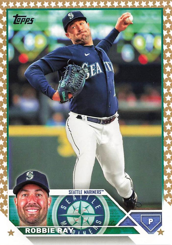 2023 Topps Gold Star Robbie Ray #235 Seattle Mariners