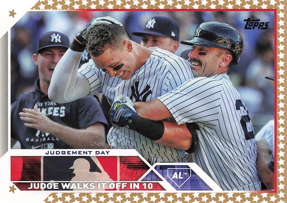 2023 Topps Gold Star Aaron Judge Combo Cards #245 New York Yankees