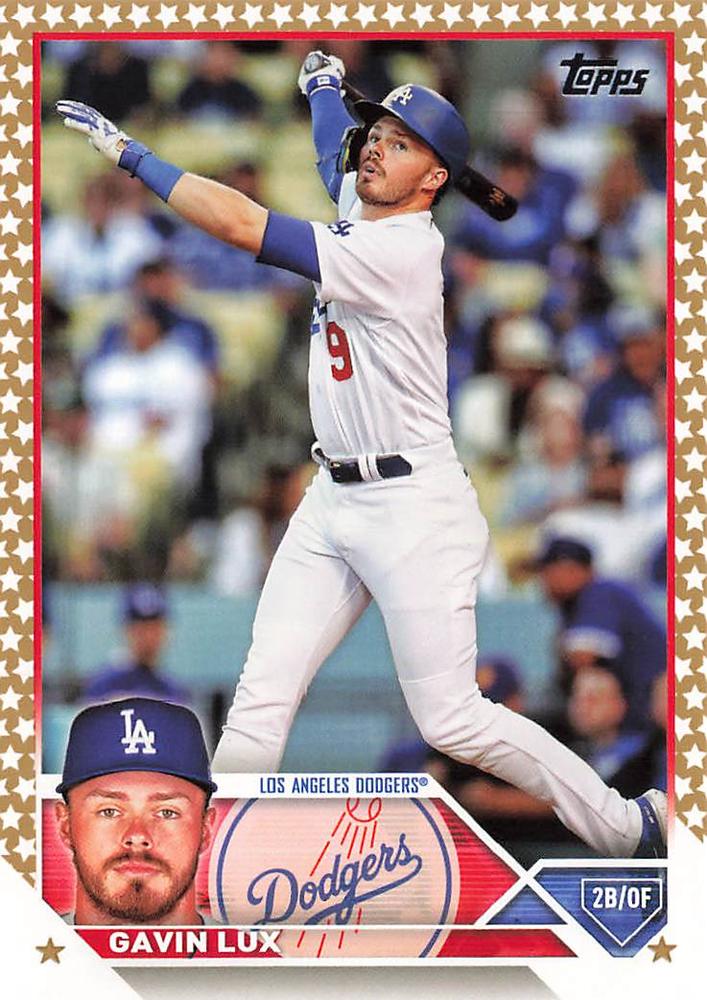 2023 Topps Gold Star Gavin Lux #247 Los Angeles Dodgers