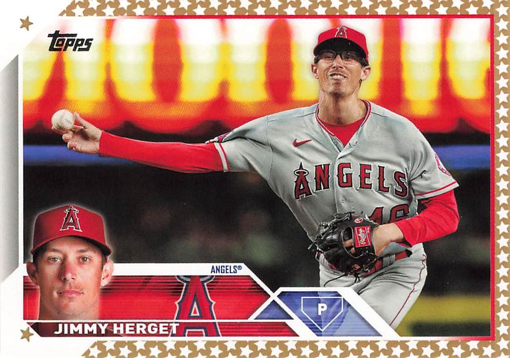 2023 Topps Gold Star Jimmy Herget #254 Angels
