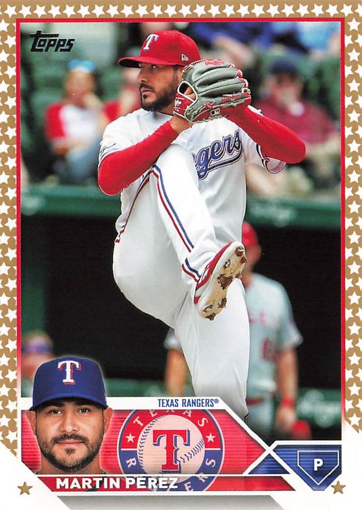 2023 Topps Gold Star Martin Perez #261 Texas Rangers