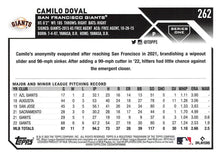 Load image into Gallery viewer, 2023 Topps Gold Star Camilo Doval #262 San Francisco Giants
